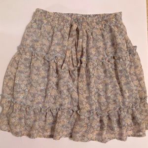 Sienna sky floral skirt